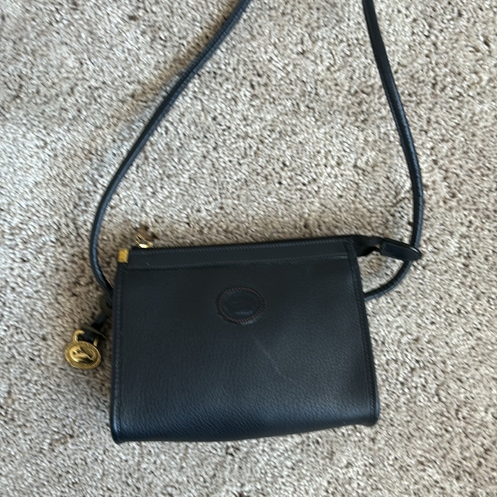 Vintage Classic Dooney & Bourke Black Pebble Leather Crossbody Bag - Picture 12 of 12